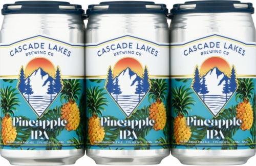 Cascade Lakes Pineapple IPA Beer Perspective: front