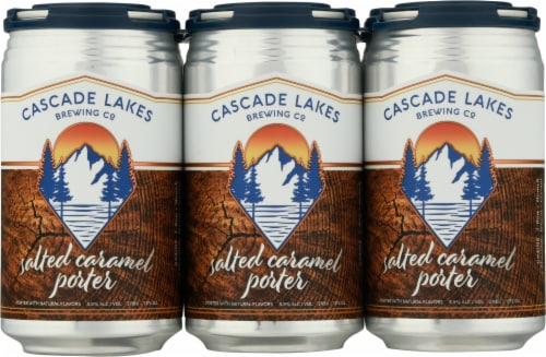 Cascade Lakes Salted Caramel Porter Beer Perspective: front