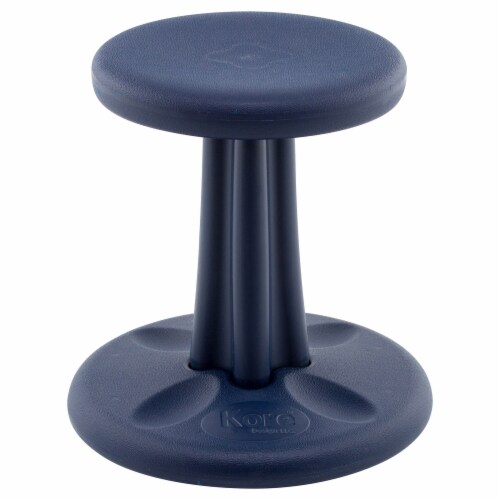 Kore Kids Wobble Chair 14" - Dark Blue Perspective: front
