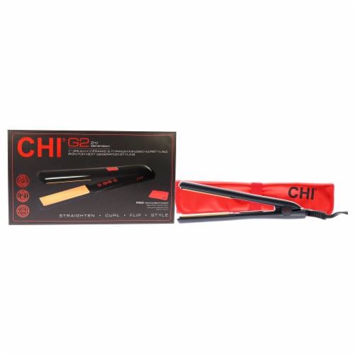 CHI G2 Ceramic Titanium Infused Hairstyling Flat Iron GF1595A Black 1 Inch 1 Inch Fry s Food Stores