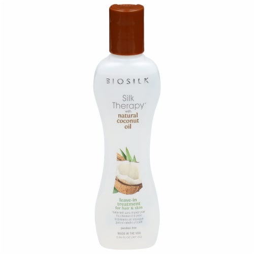 Biosilk Silk Therapy Organic Coconut Oil Leave-In Treatment Perspective: front