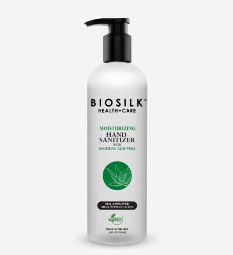 Biosilk Aloe Vera Hand Sanitizer Perspective: front