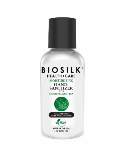 Biosilk Aloe Vera Hand Sanitizer Perspective: front
