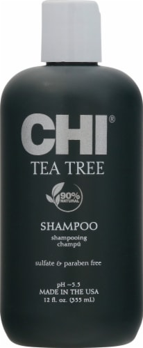 CHI® Tea Tree Sulfate & Paraben Free Shampoo Perspective: front