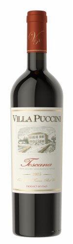 Villa Puccini Toscana Red Wine Perspective: front