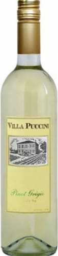 Villa Puccini Pinot Grigio Italian White Wine Perspective: front