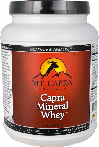 Mt. Capra Products  Capra Mineral Whey™ Powder Perspective: front