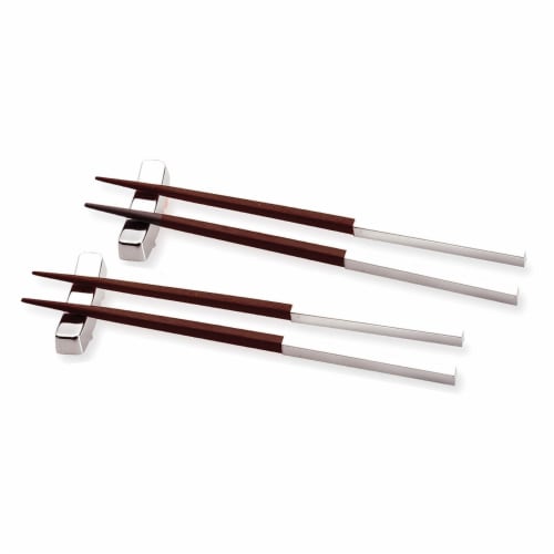 Natico Originals Chopsticks Set of 2 Pair with Rests Perspective: front
