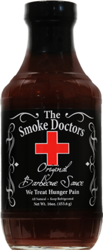 The Smoke Doctors Original BBQ Sauce Perspective: front