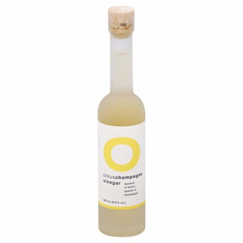 O Citrus Champagne Vinegar Perspective: front