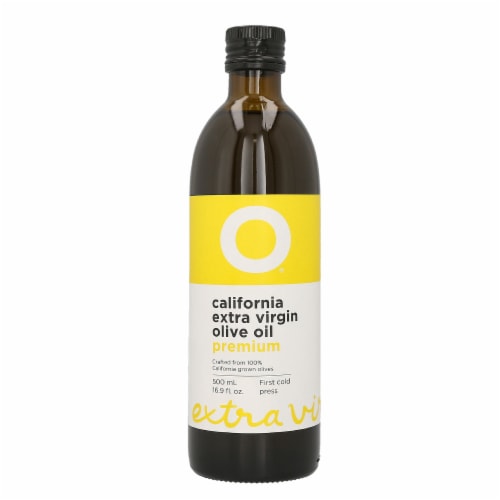 O® Olive Oil California Premium Extra Virgin Olive Oil Perspective: front