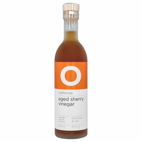 O® Olive Oil California Aged Sherry Vinegar Perspective: front