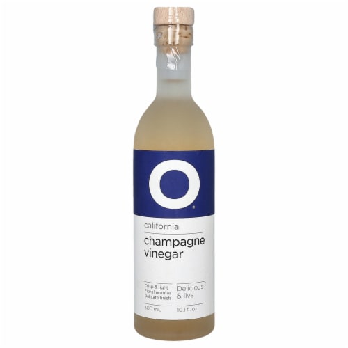 O® Olive Oil California Champagne Vinegar Perspective: front