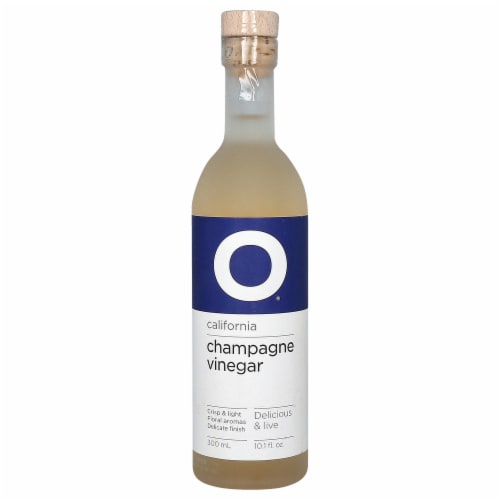 O® Olive Oil California Champagne Vinegar Perspective: front