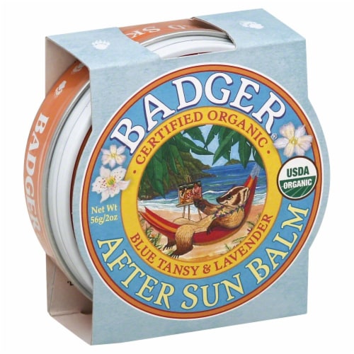 Badger After Sun Balm Blue Tansy & Lavender Perspective: front