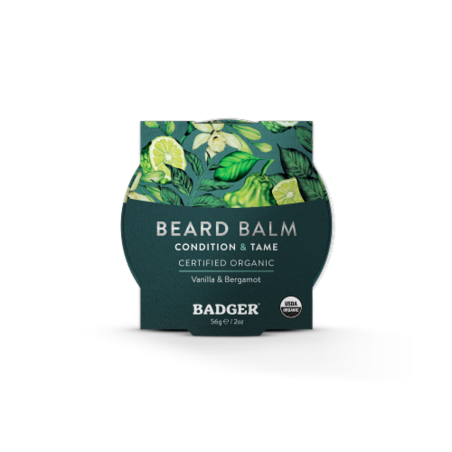 Badger Organic Beard Balm Perspective: front
