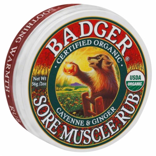 Badger Sore Muscle Rub Perspective: front