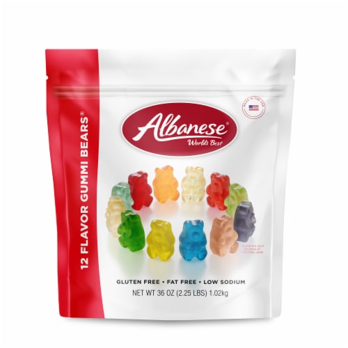 Albanese® 12 Flavor Gummi Bears Candy Perspective: front