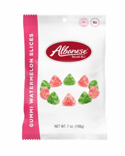 Albanese® Gummi Watermelon Slices Perspective: front