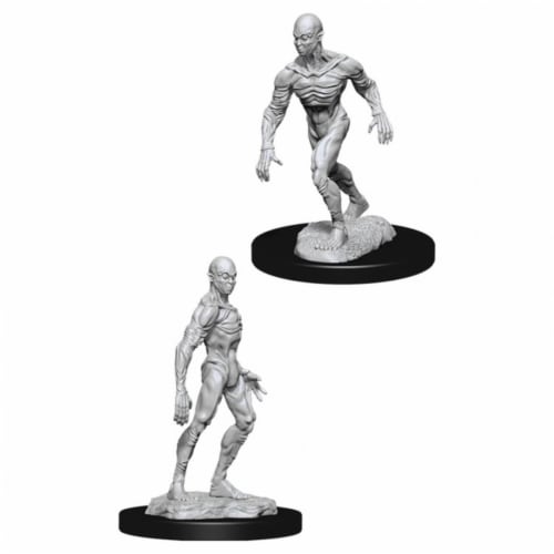 WizKids WZK90019 Dungeons & Dragons Nolzurs Marvelous Unpainted Doppelganger W11 Miniature Perspective: front