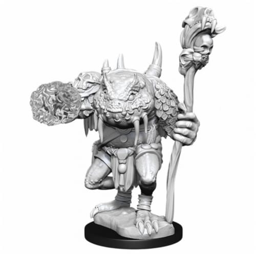 WizKids WZK90025 Dungeons & Dragons Nolzurs Marvelous Unpainted GR Slaad W11 Miniature Perspective: front