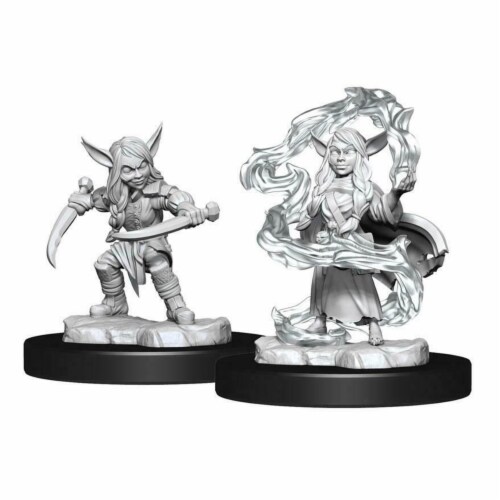 WizKids WZK90388 Critical Role Mini Goblin Sorc & Rogue Female Miniatures Perspective: front