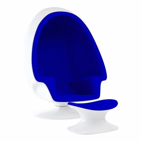 Alpha egg chair shop and ottoman