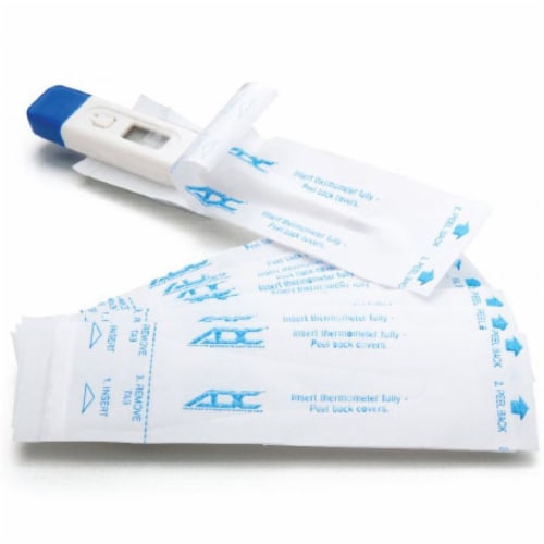 AdTemp Thermometer Sheath All Digital Thermometers, ADC 416-100 100 per Box Perspective: front