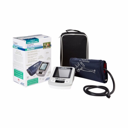 Advantage 6021N Series Wide Range Arm Home Automatic Digital Blood Pressure Monitor Perspective: front