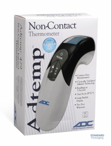 ADC Adtemp 429 Infrared Non-Contact Thermometer Perspective: front