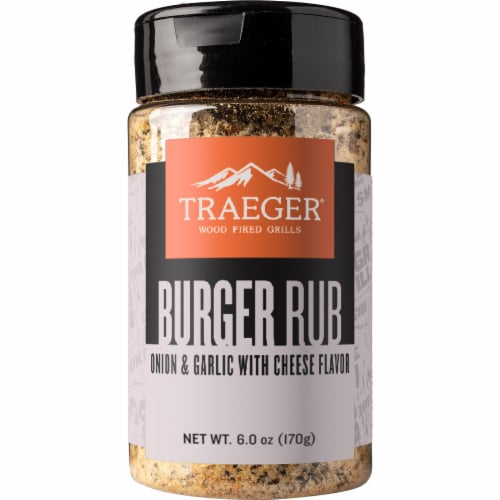 Traeger® Pellet Grills Burger Rub Perspective: front