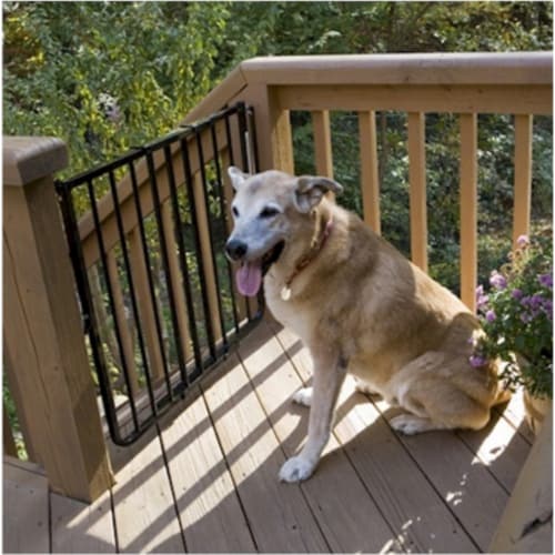 Stairway Special Outdoor Pet Gate Brown 1 Fry s Food Stores