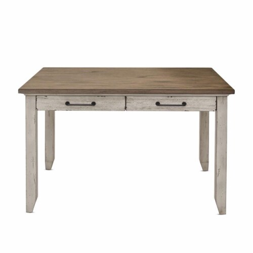 Steve Silver Bear Creek Rustic Ivory and Honey Multi-Function Table Perspective: front