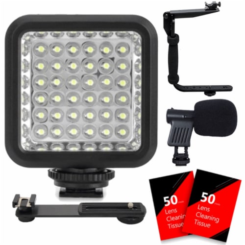 Vidpro Led-36x Photo & Video Led Light With Accessories For Cameras And Camcorders Perspective: front