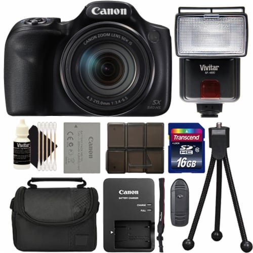 Canon Powershot Sx540 20.3mp Digital + Flash Accessories, 1 - Kroger