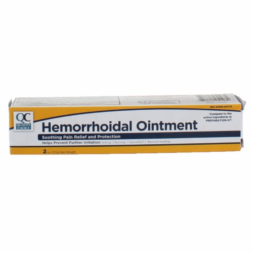 Quality Choice Soothing Hemorrhoidal Ointment, 2 oz Perspective: front