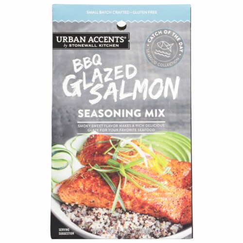 Urban Accents® BBQ Glazed Salmon Seasoning Perspective: front