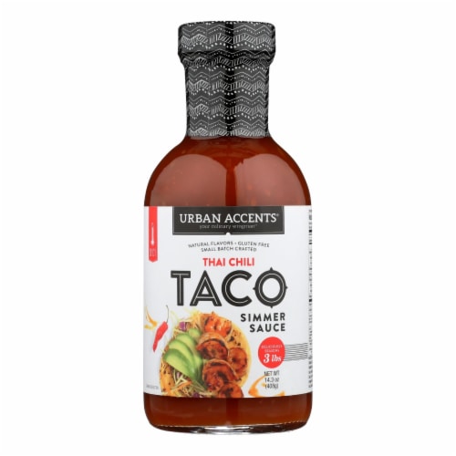 Urban Accents® Thai Chili Taco Simmer Sauce Perspective: front