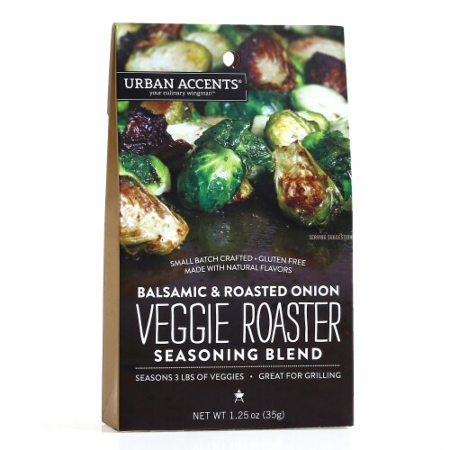 Urban Accents® Balsamic & Roasted Onion Veggie Roaster Seasoning Perspective: front