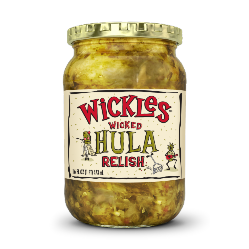 Wickles™ Wicked Hula Relish Perspective: front