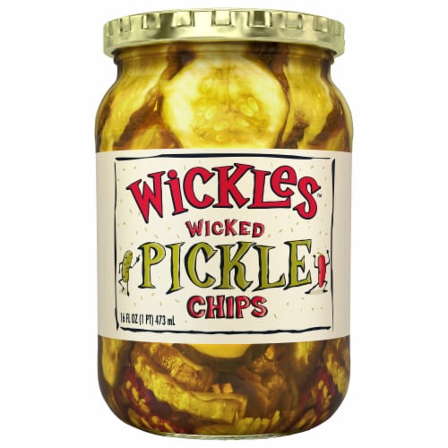 Wickles™ Wicked Pickle Chips Perspective: front