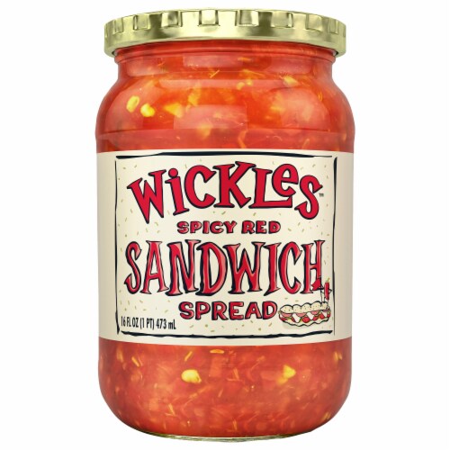 Wickles™ Spicy Red Sandwich Spread Perspective: front