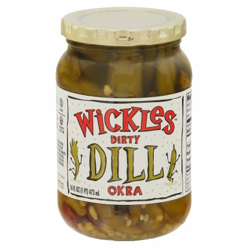 Wickles™ Dirty Dill Okra Pickles Perspective: front