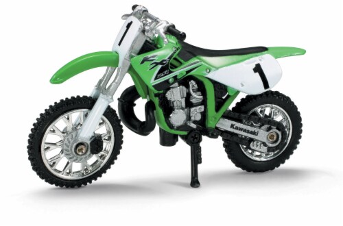 Green Kawasaki KK 250 Dirt Bike, 1:32 Scale, 1 - QFC