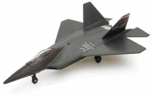 NewRay Toys Snap Together Model F-22 Raptor Jet Fighter Perspective: front