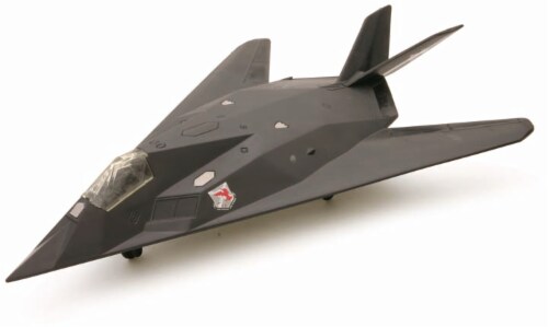 Snap Together Model F-117 Nighthawk Jet Fighter Perspective: front