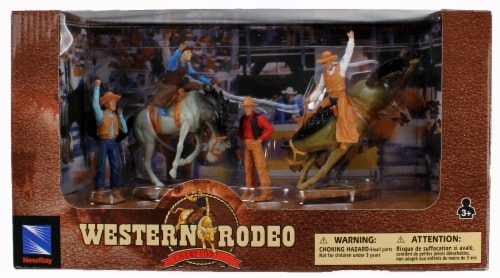 Western Rodeo Playset - Bucking Bronco Perspective: front