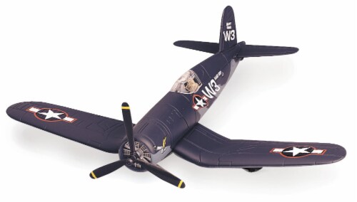 NewRay Toys Sky Pilot Classic Plane Model Kit (1:48 Scale), F-4U Scout Perspective: front