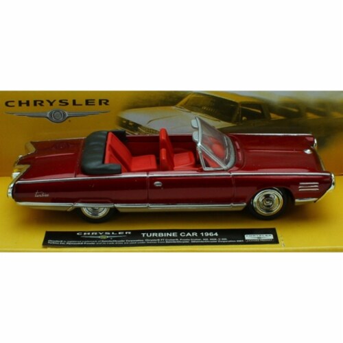 1:43 Scale Die-Cast Red 1964 Chrysler Turbine Car Perspective: front