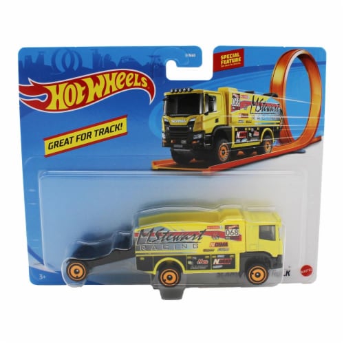 Hot Wheels Track Trucks Scania Rally Truck Perspective: front
